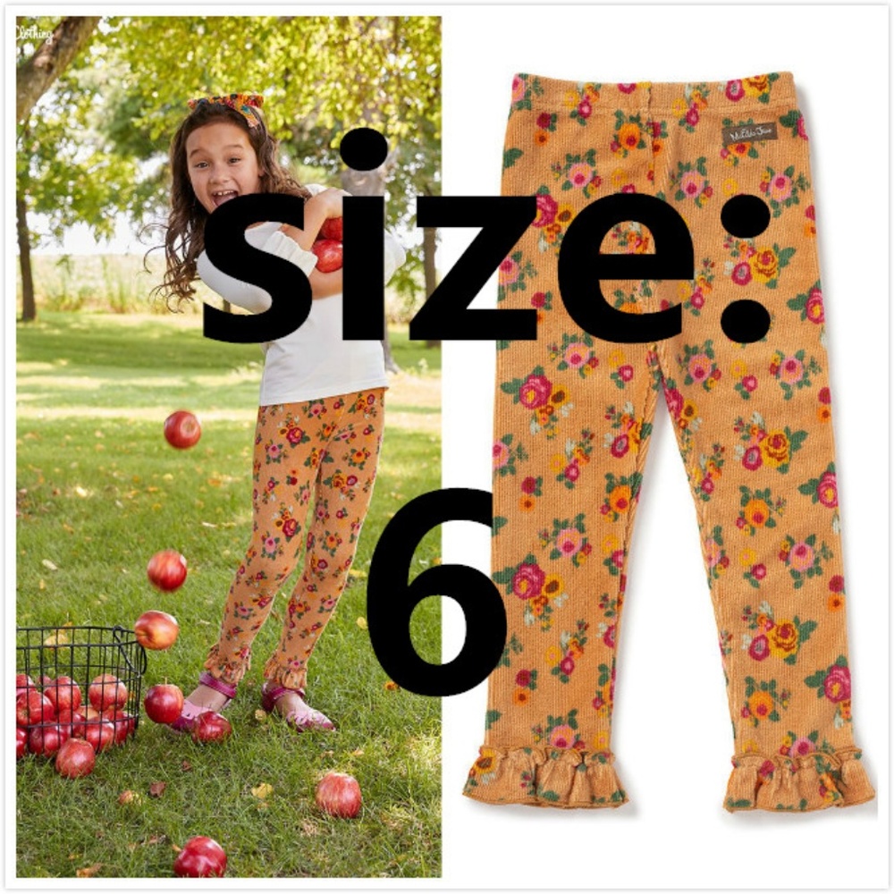 NEW Matilda Jane  Hayride Leggings size 6